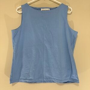 Jones New York Sport Periwinkle Cotton Tank Size L